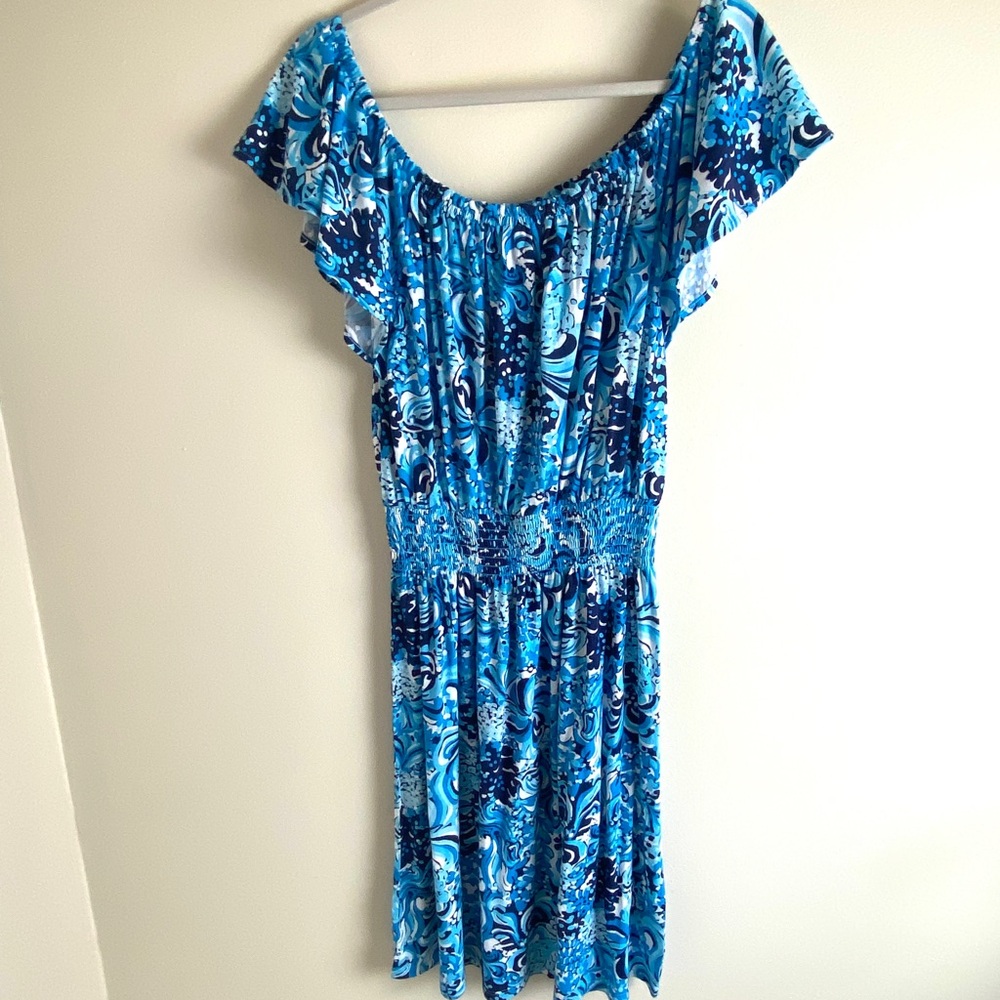 Lilly Pulitzer Clarette Flutter Sleeve Dress NWOT - Picture 2 of 10